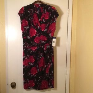 Chaps XL Multi-Print Dress, never worn with tags